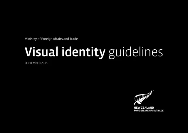 New Zealand Foreign Affairs & Trade — гайд по фирменному стилю 2015 — страница 1