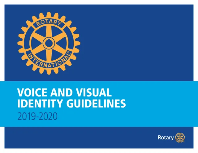 Rotary International — гайд по фирменному стилю 2019 — страница 1
