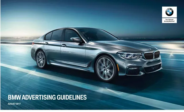 BMW Advertising — гайд по фирменному стилю 2017 — страница 1