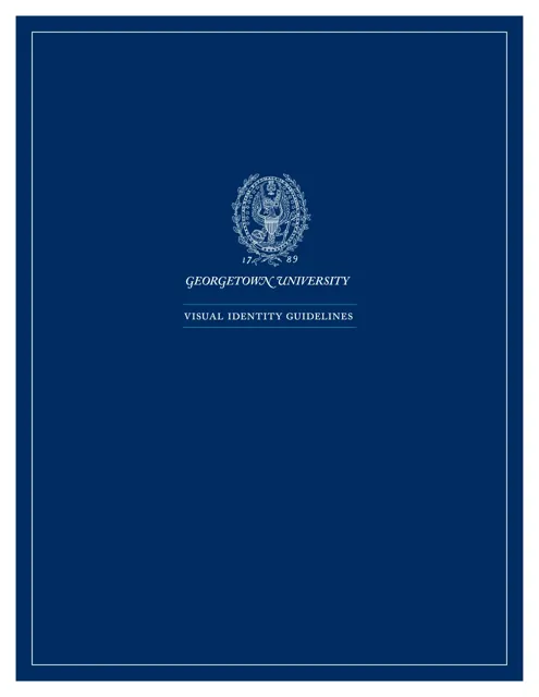 Georgetown University — обложка 2020