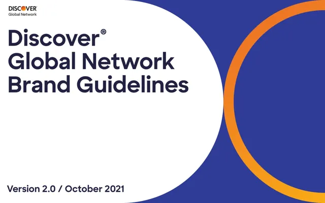 Discover Global Network — гайд по фирменному стилю 2021 — страница 1