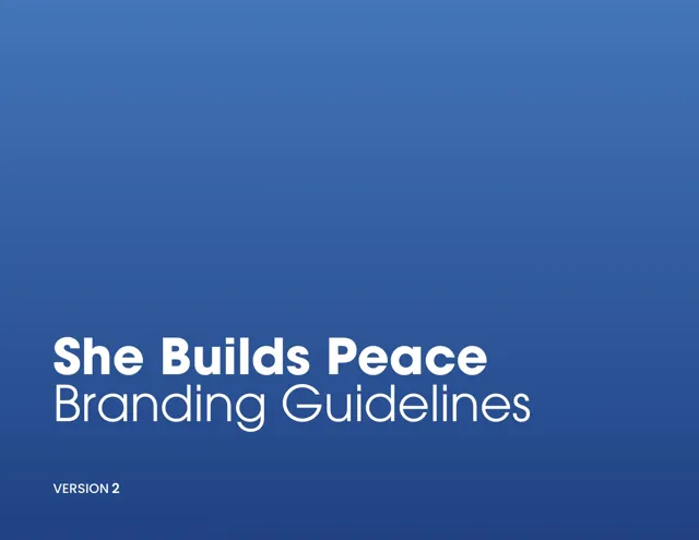She Builds Peace — обложка 2021