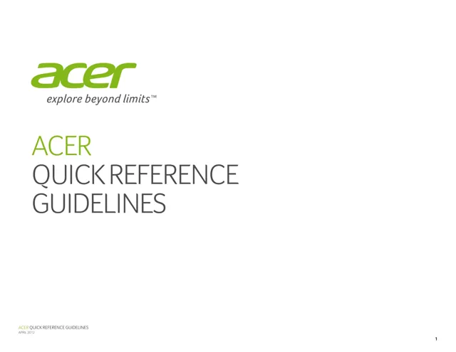 Acer — обложка 2012
