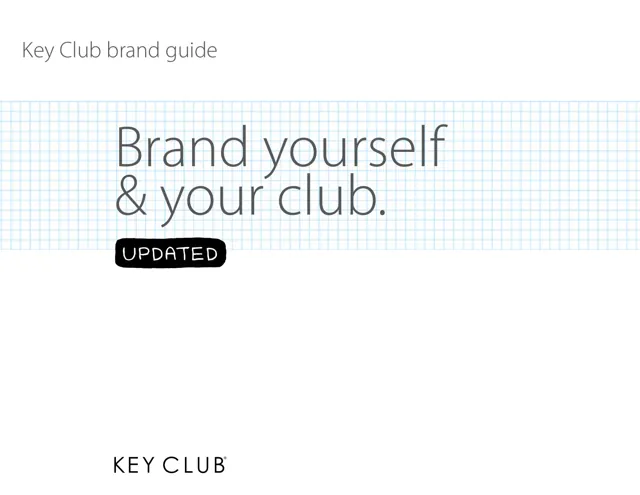 Key Club — гайд по фирменному стилю 2017 — страница 1