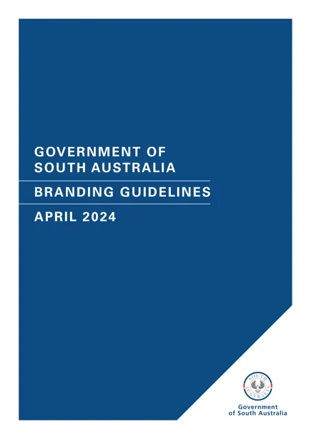 Government of South Australia — гайд по фирменному стилю 2024 — страница 1
