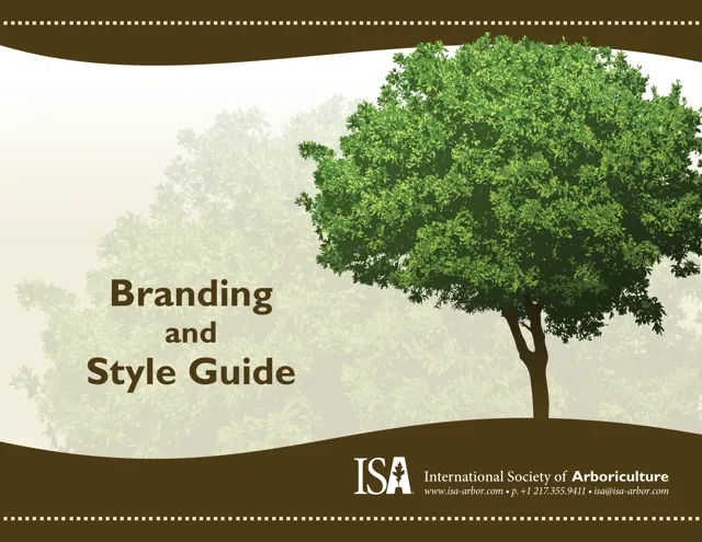 International Society of Arboriculture — гайд по фирменному стилю 2015 — страница 1