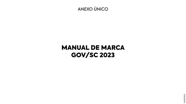 Governo de Santa Catarina — гайд по фирменному стилю 2023 — страница 1