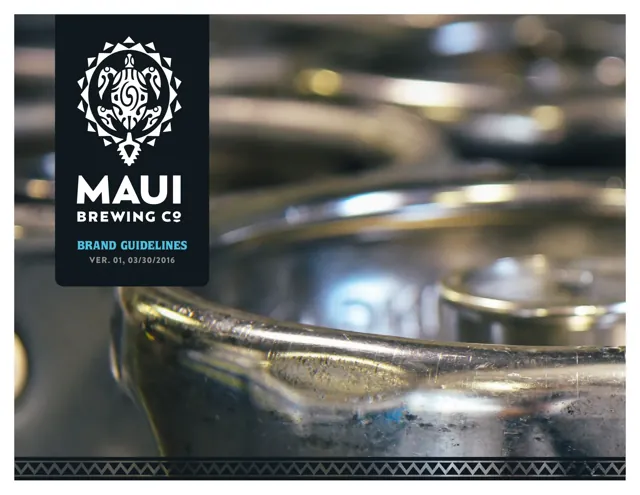 Maui Brewing Co — гайд по фирменному стилю 2016 — страница 1