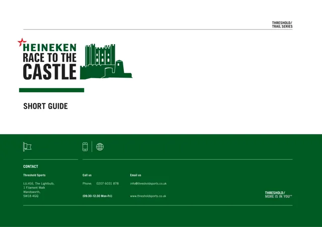 Heineken – Race to the castle — обложка 2020