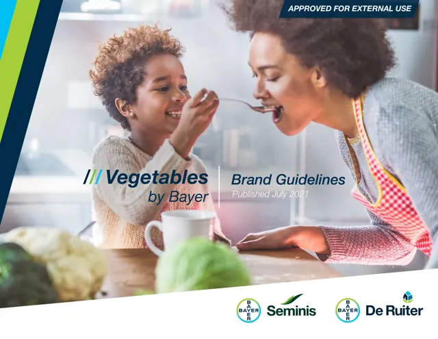 Vegetables by Bayer — гайд по фирменному стилю 2021 — страница 1