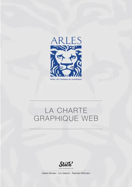 City of Arles – Web — гайд по фирменному стилю 2012 — страница 1