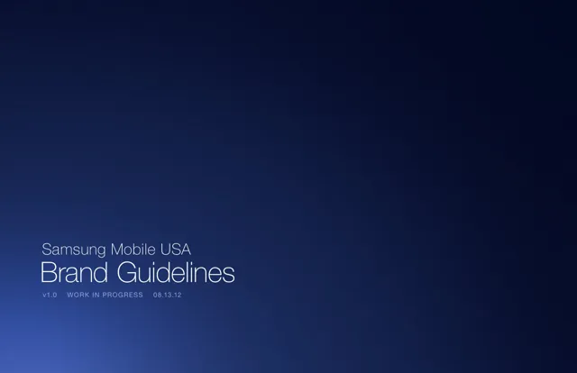 Samsung Mobile — обложка 2012