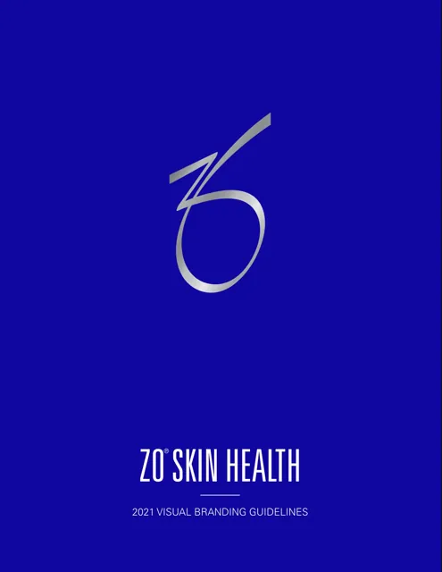 ZO Skin Health — гайд по фирменному стилю 2021 — страница 1