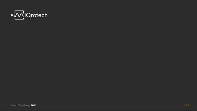 mIQrotech — гайд по фирменному стилю 2021 — страница 1