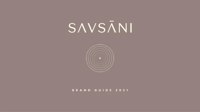 Savsani — гайд по фирменному стилю 2021 — страница 1