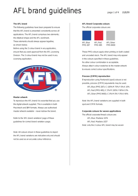 AFL — обложка 1999