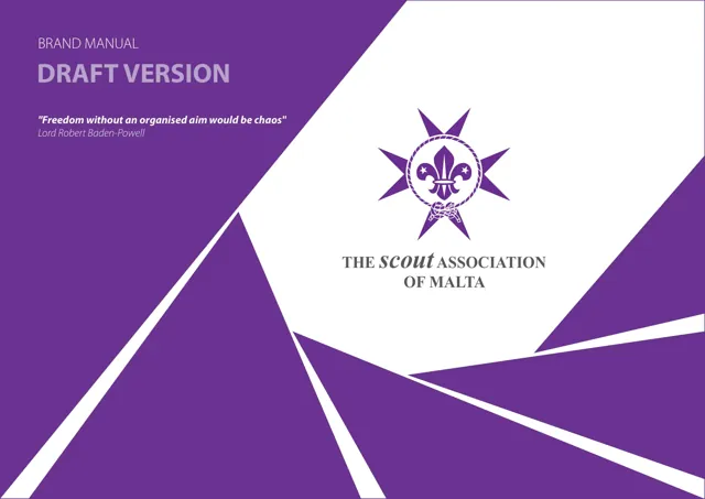 Scout Association of Malta — гайд по фирменному стилю 2010 — страница 1