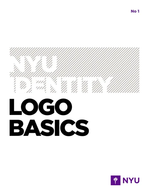 NYU — гайд по фирменному стилю 2014 — страница 1