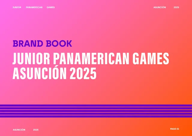 Junior Panamerican Games Asunción — гайд по фирменному стилю 2025 — страница 1