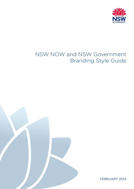 New South Wales Government — обложка 2014