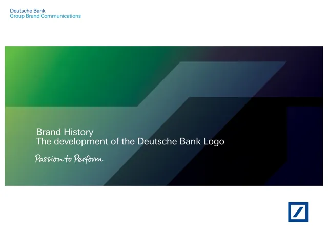 Deutsche Bank — гайд по фирменному стилю 2011 — страница 1