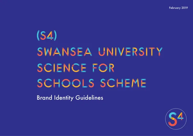 Swansea University Science for Schools Scheme — гайд по фирменному стилю 2019 — страница 1