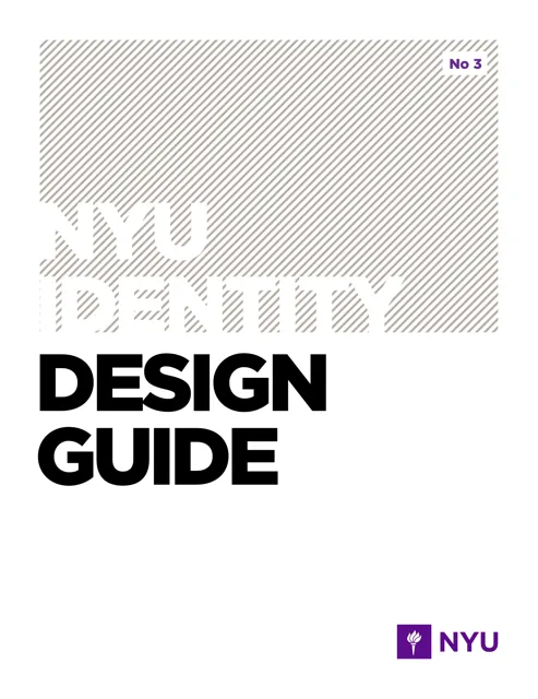 NYU — гайд по фирменному стилю — страница 1