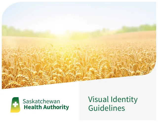 Saskatchewan Health Authority — гайд по фирменному стилю 2018 — страница 1