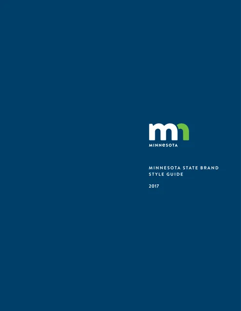 Minnesota State — гайд по фирменному стилю 2017 — страница 1