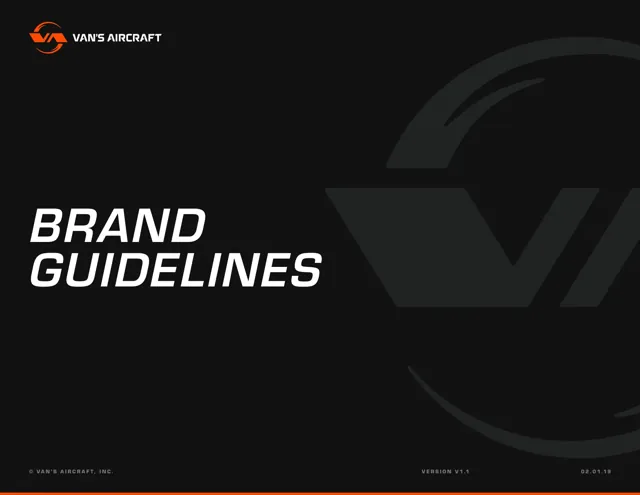 Van’s Aircraft — обложка 2019