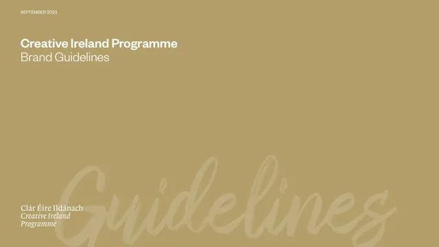 Creative Ireland Programme — обложка 2023