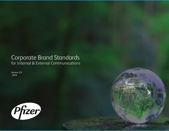 Pfizer — гайд по фирменному стилю 2018 — страница 1
