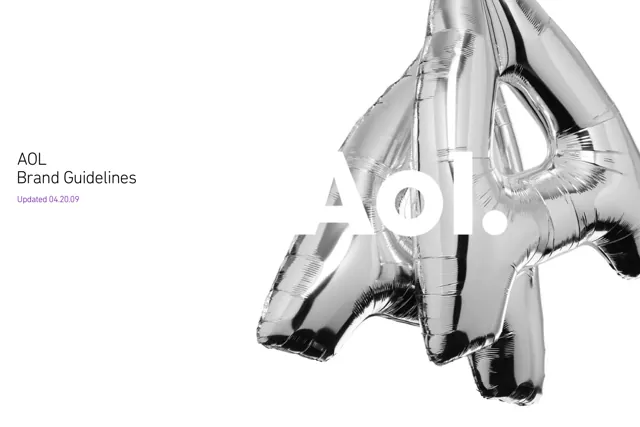 AOL — гайд по фирменному стилю 2009 — страница 1