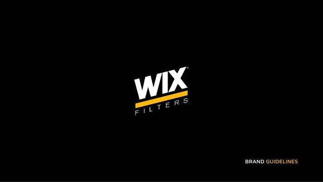 Wix Filters — обложка 2017