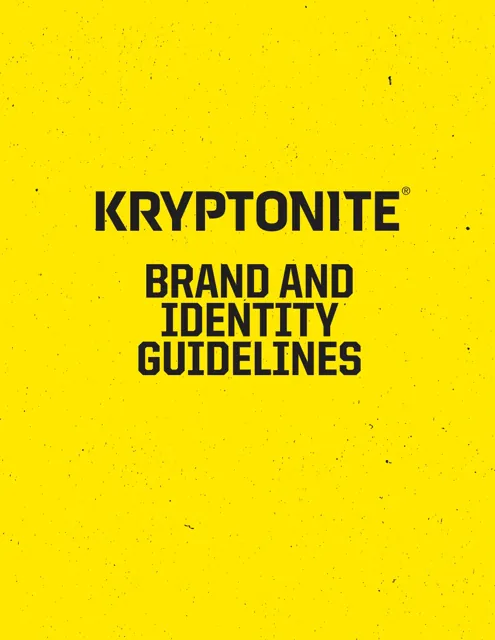 Kryptonite — гайд по фирменному стилю 2017 — страница 1