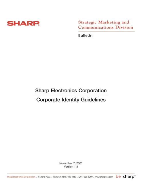 Sharp — обложка 2001